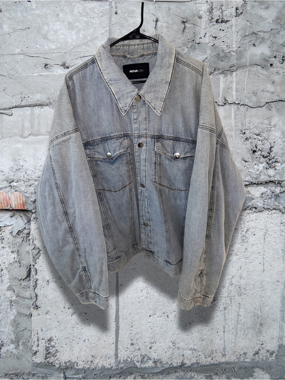 Mens padded Denim  Jacket